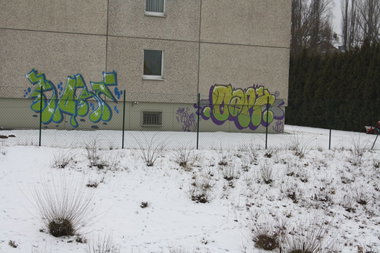 Graffiti Wall in Gera - Photo by geracity - käry, dark (2012)