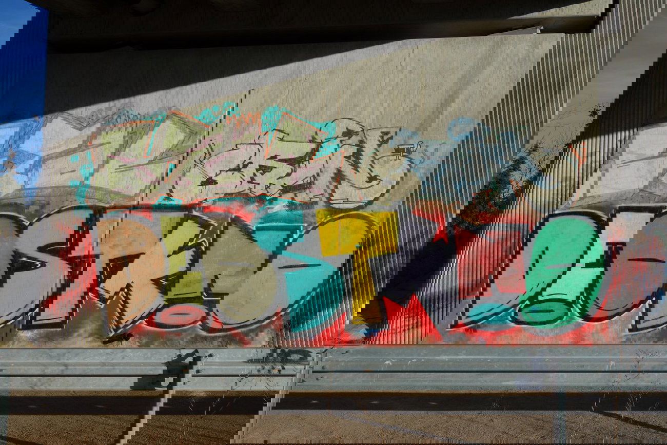 Graffiti Bombing in Gera - Photo by geracity - Deos, Tekno, btob (2014)