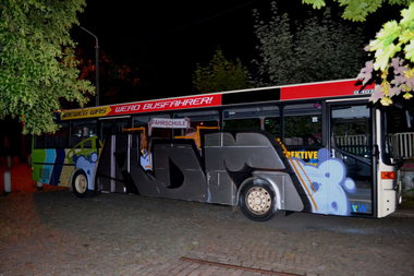 Graffiti Bombing in Gera - Photo by geracity - Rdm, Redröm (2014)