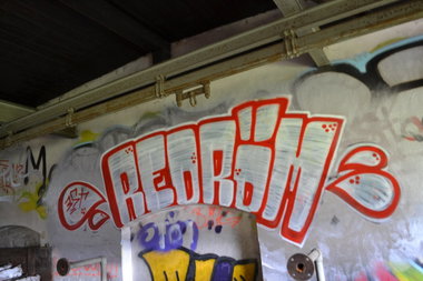 Graffiti Wall in Gera - Photo by geracity - Redröm, Rdm (2014)