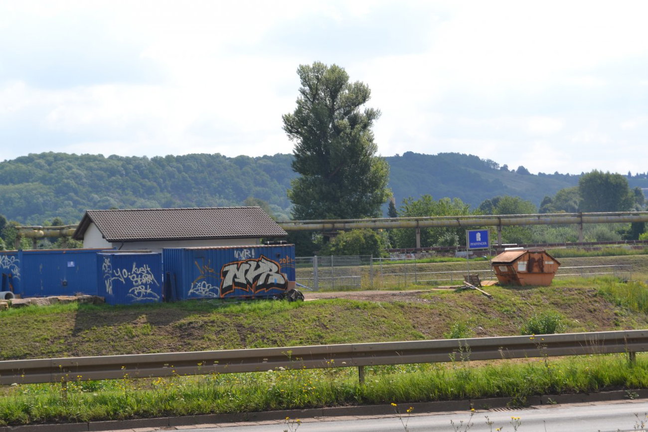 Graffiti Wall in Gera - Photo by geracity - nvr (2014)