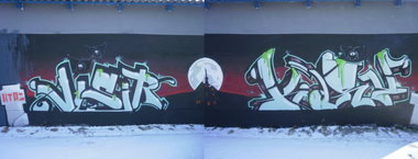 Graffiti Wall in Gera - Photo by geracity - visir, käry