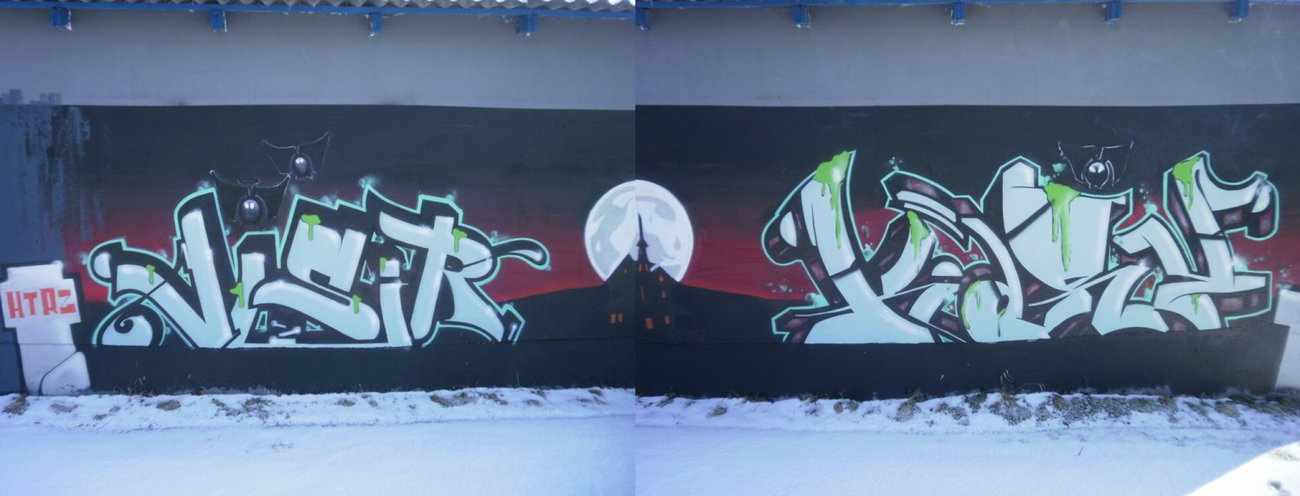 Graffiti Wall in Gera - Photo by geracity - visir, käry