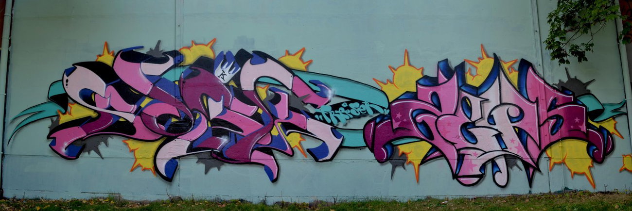 Graffiti Wall in Gera - Photo by geracity - sork, zeus
