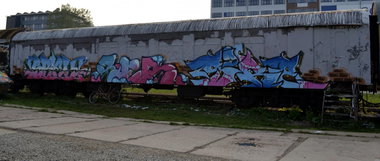 Graffiti Wall - Photo by geracity - Srek, Ser, Sore (2014)