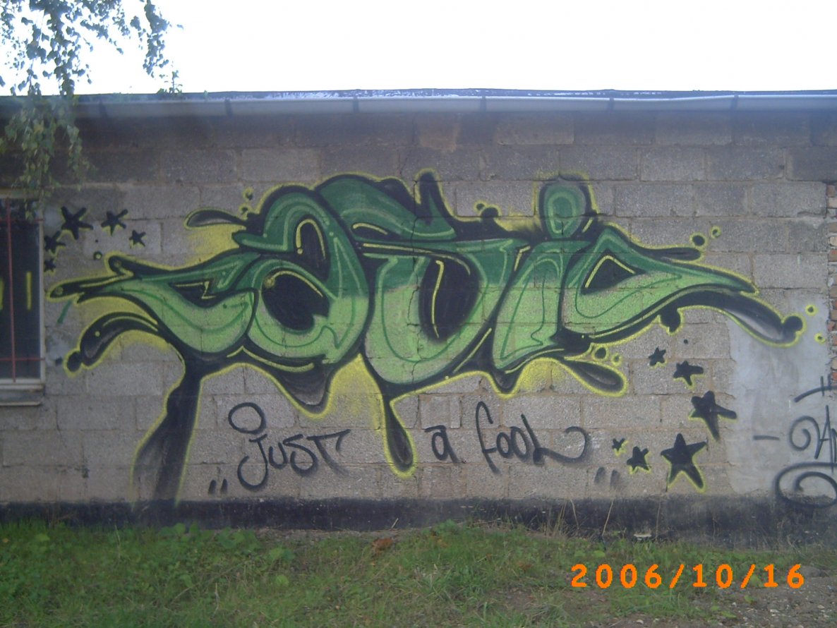 Graffiti Wall in Gera - Photo by geracity - casio (2006)