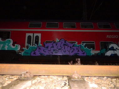 Graffiti Train in Gera - Photo by geracity - zeus (2011)