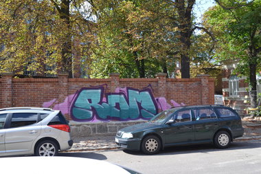 Graffiti Bombing in Leipzig - Photo by geracity - Rdm, Redröm (2014)