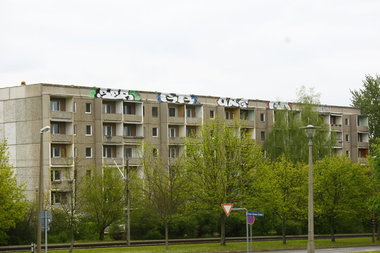 Graffiti Bombing in Gera - Photo by geracity - ser, gb, org (2014)