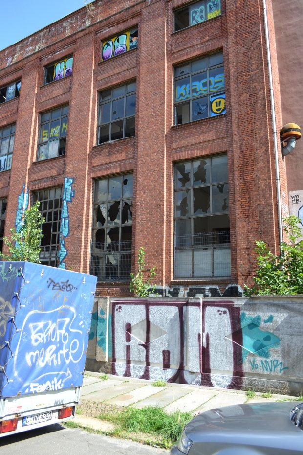 Graffiti Bombing in Leipzig - Photo by geracity - Rdm, Redröm (2014)