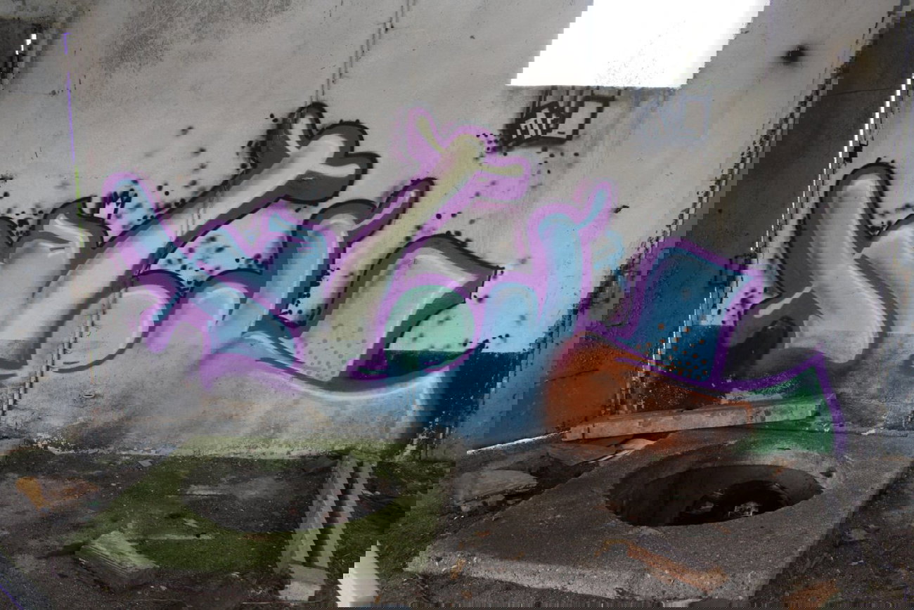 Graffiti Bombing in Gera - Photo by geracity - Haterz