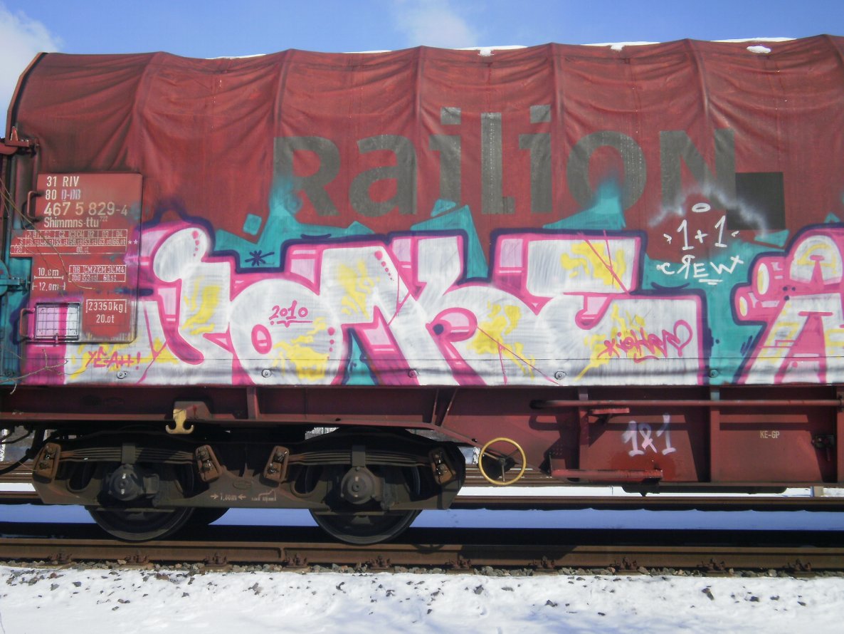 Graffiti Train in Gera - Photo by geracity - joke (2010)