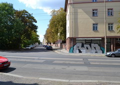 Graffiti Wall in Leipzig - Photo by geracity - Rdm, Redröm (2014)