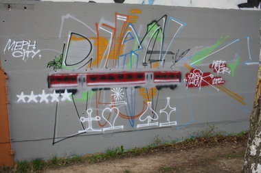 Graffiti Wall in Gera - Photo by geracity - pleuck (2012)