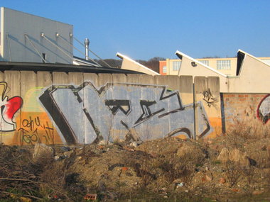Graffiti Bombing in Gera - Photo by geracity - htz