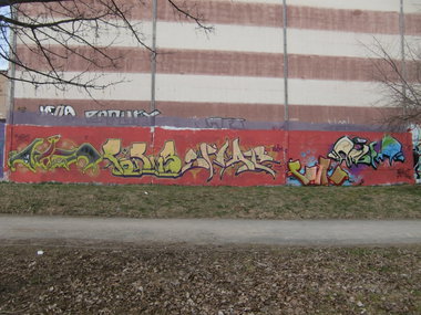 Graffiti Wall in Gera - Photo by geracity - argem, porns, shar