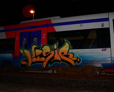 Graffiti Train - Photo by geracity - visir