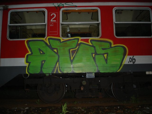 Graffiti Train in Gera - Photo by geracity - atos (2011)