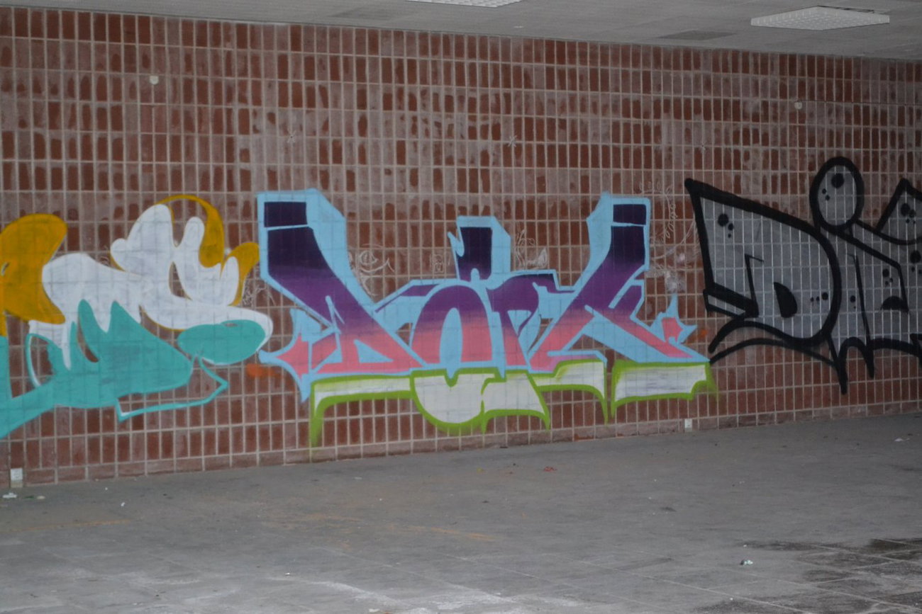 Graffiti Wall in Gera - Photo by geracity - dark