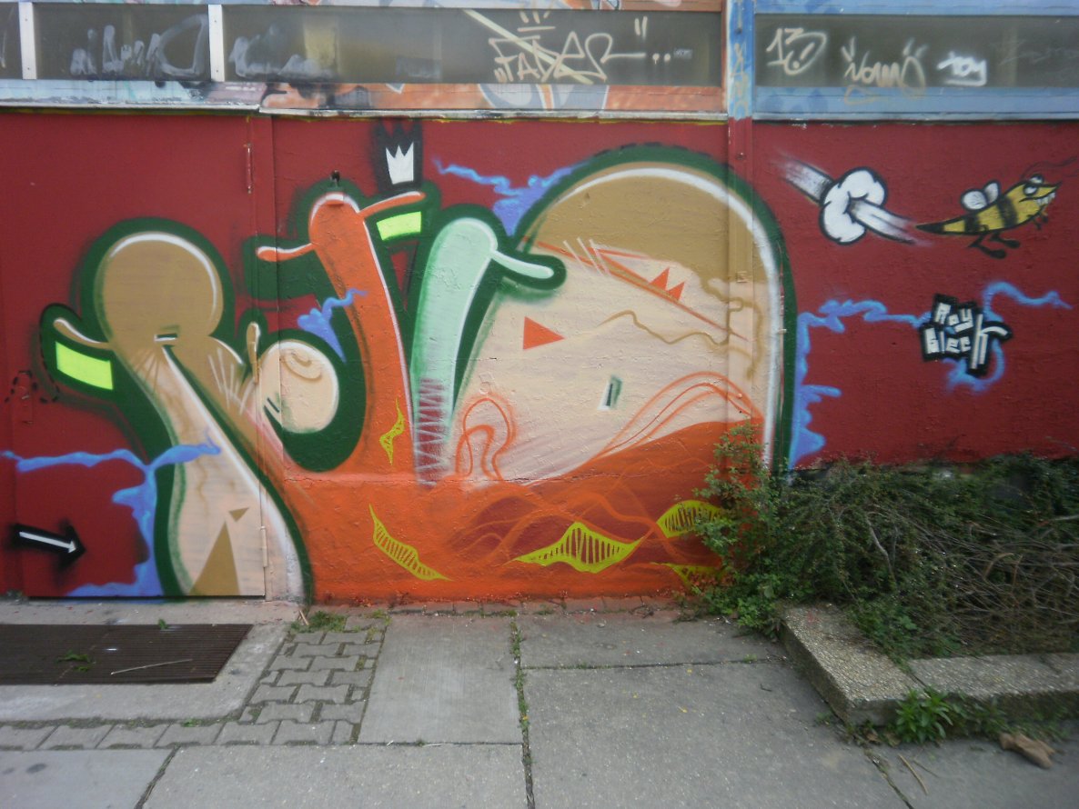 Graffiti Wall in Gera - Photo by geracity - retro