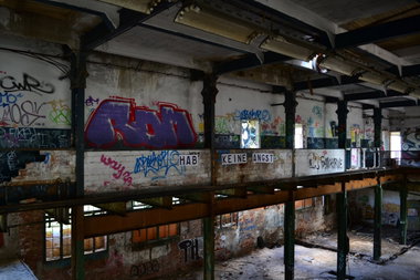 Graffiti Wall in Leipzig - Photo by geracity - Rdm, Redröm (2008)