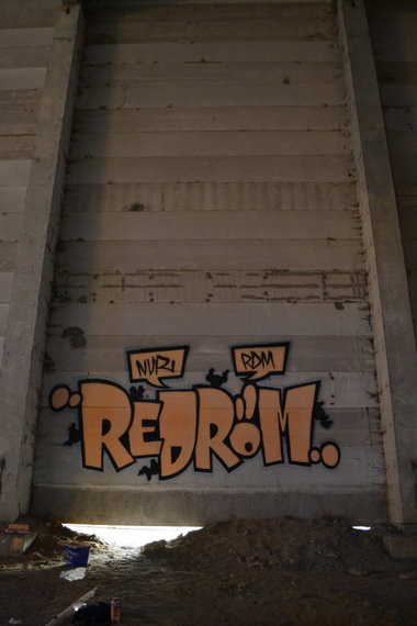 Graffiti Bombing - Photo by geracity - Redröm, rdm (2014)