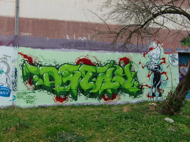 Graffiti Wall in Gera - Photo by geracity - astry