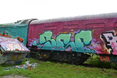 Graffiti Train in Jena - Photo by geracity - Ser, Sunds (2014)