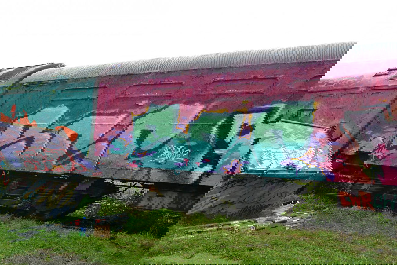 Graffiti Train in Jena - Photo by geracity - Ser, Sunds (2014)