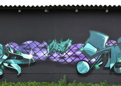 Graffiti Wall in Gera - Photo by geracity - Sork, Ser, Sunds (2014)