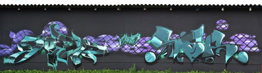 Graffiti Wall in Gera - Photo by geracity - Sork, Ser, Sunds (2014)