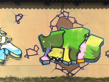 Graffiti Wall in Gera - Photo by geracity - Pord
