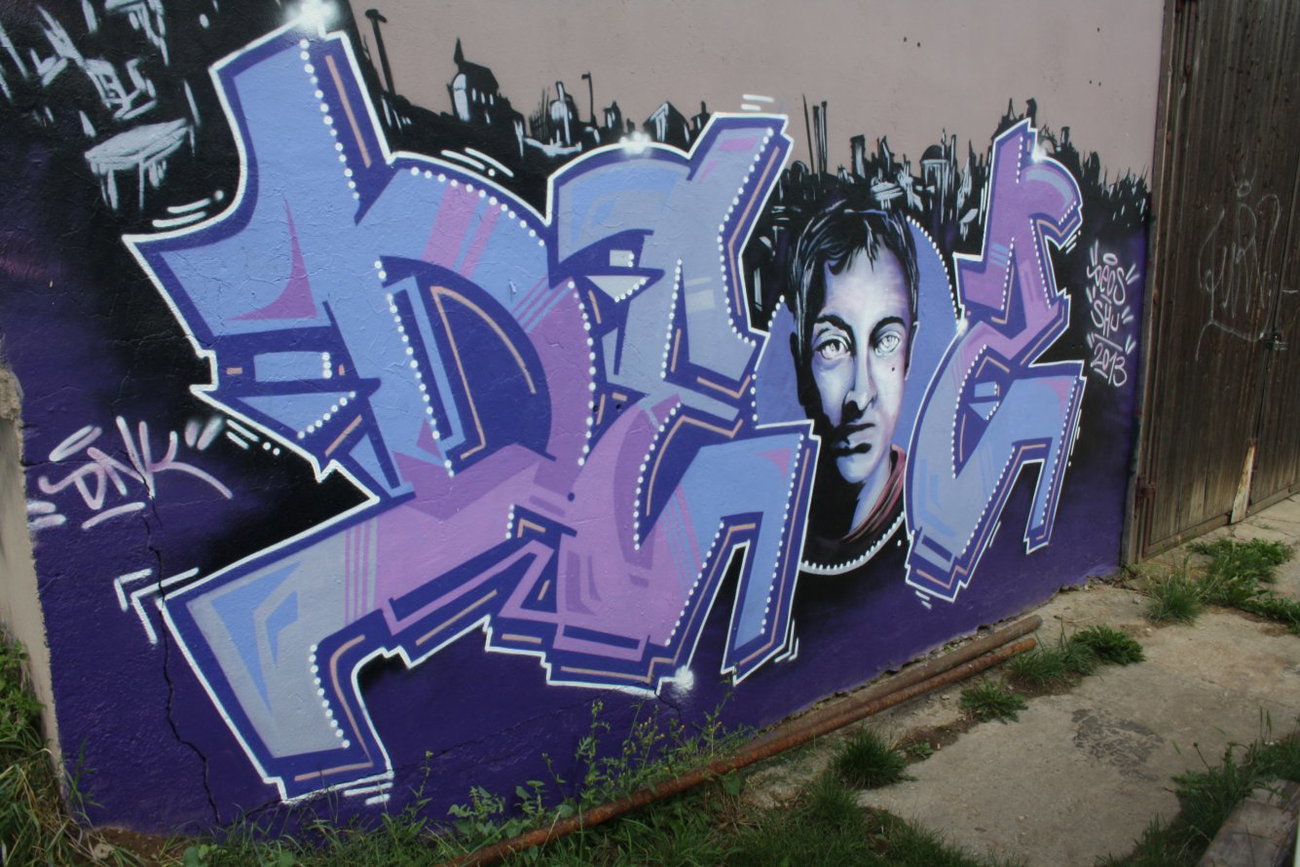 Graffiti Wall in Gera - Photo by geracity - Deoz, shu (2013)
