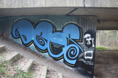 Graffiti Wall in Gera - Photo by geracity - deos, shu (2014)