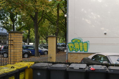 Graffiti Bombing in Leipzig - Photo by geracity - Rdm, Redröm (2014)