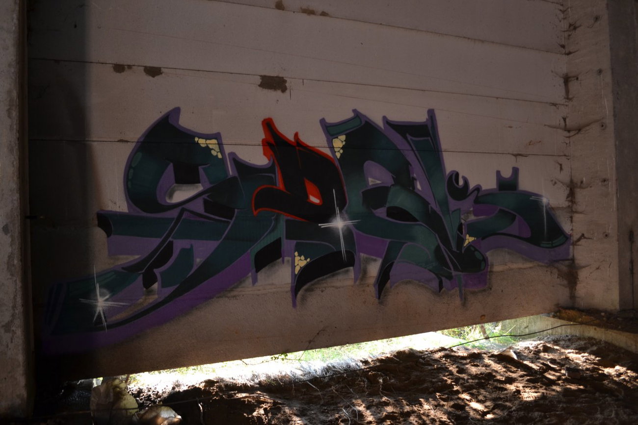 Graffiti Wall in Aschersleben - Photo by geracity - Sork, Sunds (2014)