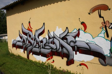 Graffiti Wall in Gera - Photo by geracity - Aphok