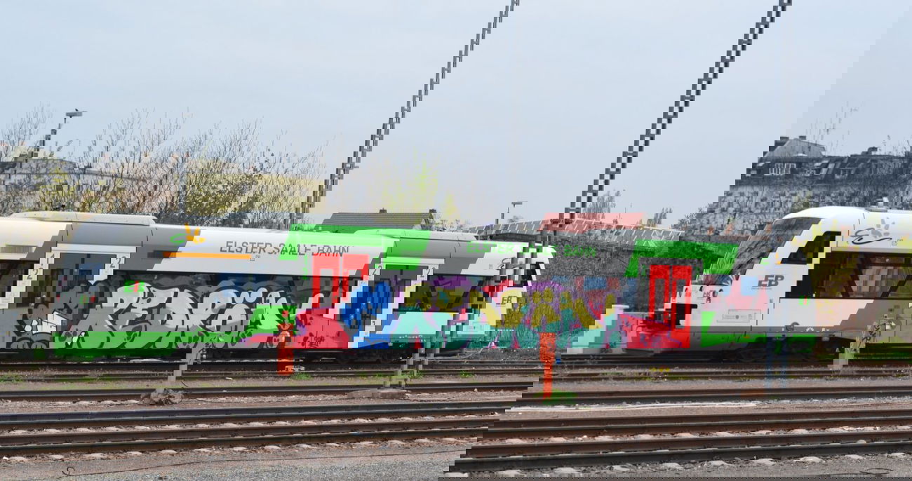 Graffiti Wall in Gera - Photo by geracity - Redröm, Rdm (2014)