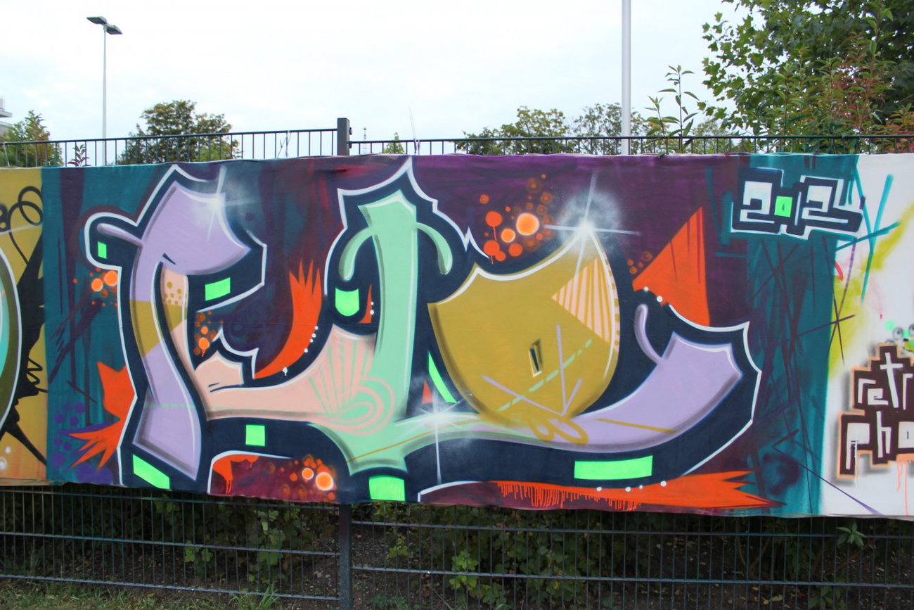 Graffiti Wall in Gera - Photo by geracity - retro (2012)
