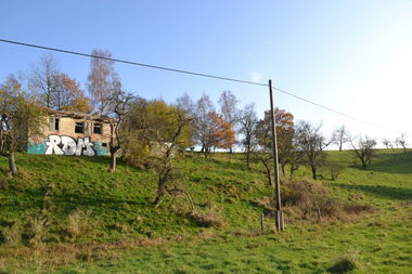 Graffiti Bombing in Gera - Photo by geracity - rdm, redröm (2014)