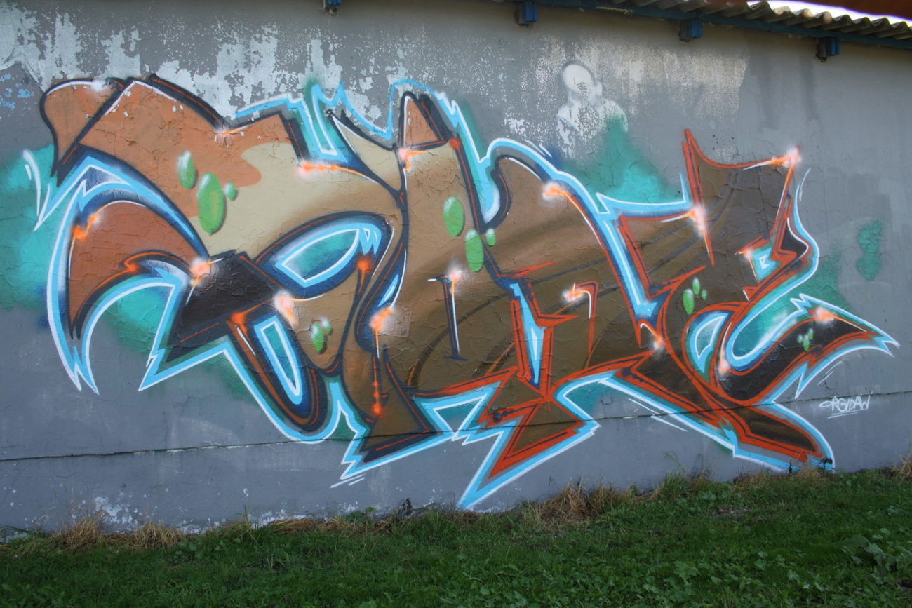 Graffiti Wall in Gera - Photo by geracity - käry