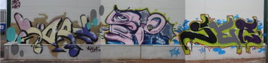 Graffiti Wall in gera - Photo by geracity - kery, haid, ser