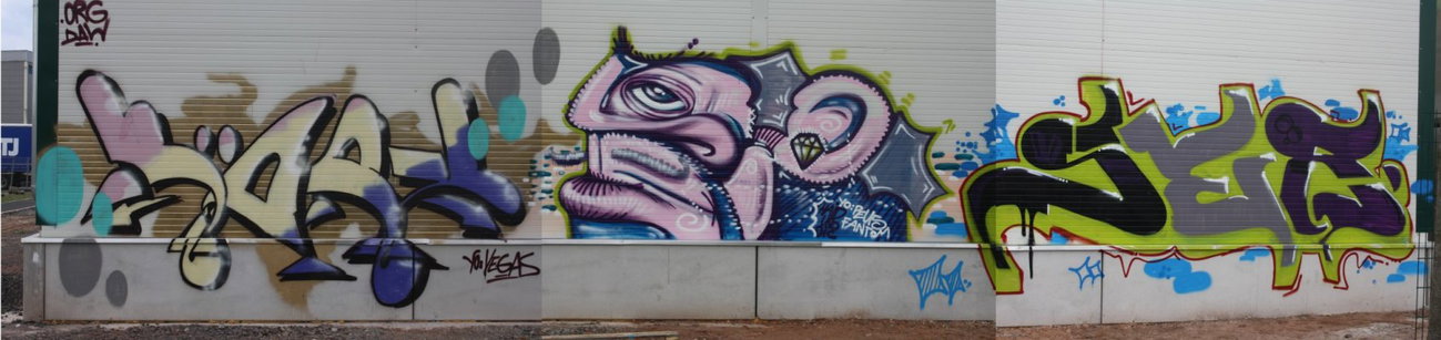 Graffiti Wall in gera - Photo by geracity - kery, haid, ser