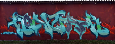 Graffiti Wall in gera - Photo by geracity - kontrak, by, sork (2015)