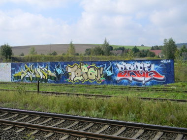 Graffiti Wall in gera - Photo by geracity - aphok, topo, srek