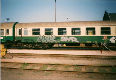 Graffiti Train in Gera - Photo by geracity