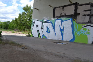 Graffiti Wall in Gera - Photo by geracity - rdm, redröm