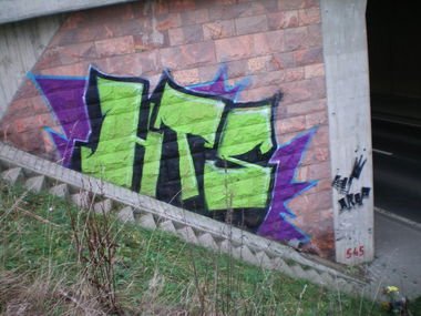 Graffiti Bombing in Gera - Photo by geracity - htz