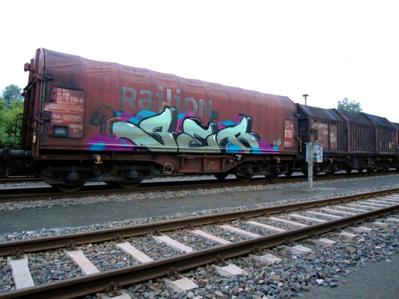 Graffiti Train in Gera - Photo by geracity - ser, sunds