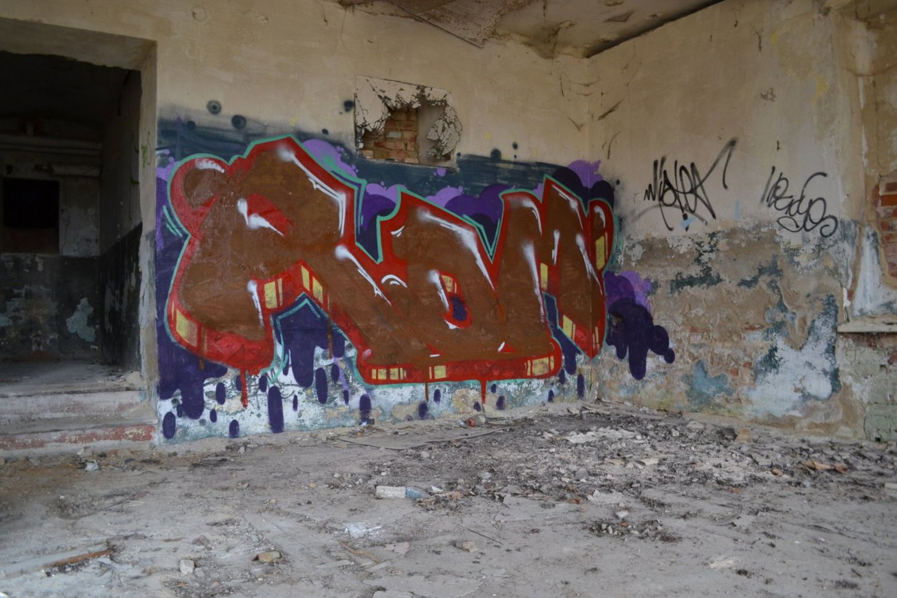 Graffiti Wall in gera - Photo by geracity - rdm, redröm (2015)